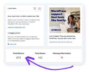 Hubbub Journal Dashboard - Hubbub